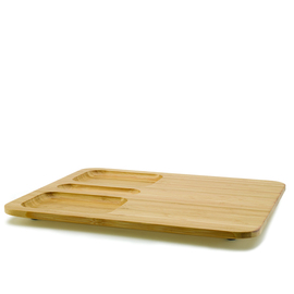 Welcome Tray Holz 370 mm  x 325 mm  | rutschfest Produktbild