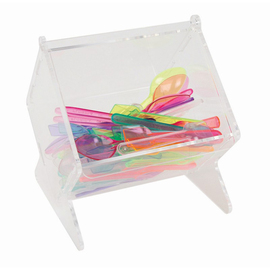 Eislöffelbox mit Deckel Plexiglas 150 mm x 150 mm x 170 mm Produktbild
