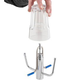 Behälterdusche | Gläserdusche Comfort mit Aktivierungsbügel | Einbauversion Produktbild 1 S