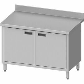 Arbeitsschrank ECO AS 61 mit 2 Flügeltüren | Aufkantung L 800 mm B 600 mm | Selbstmontage Produktbild