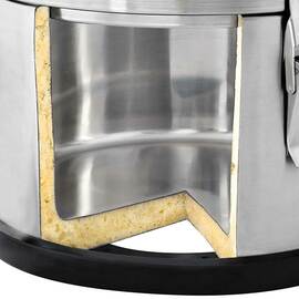 Thermobehälter aus rostfreiem Edelstahl, 20 Liter, mit Ablasshahn Produktbild 2 S