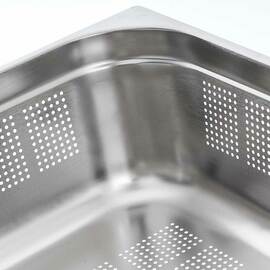 Gastronormbehälter Serie STANDARD, GN 1/1 (40mm), perforiert Produktbild 3 S