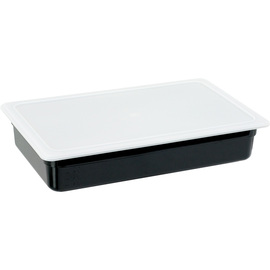 Gastronormbehälter, Serie STANDARD, Polycarbonat, schwarz, GN 1/1 (100 mm) Produktbild 2 S