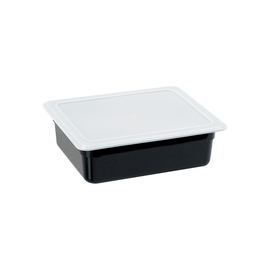 Gastronormbehälter, Serie STANDARD, Polycarbonat, schwarz, GN 1/2 (100 mm) Produktbild 2 S