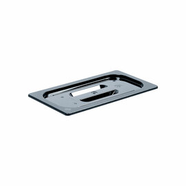GN-Deckel, Polycarbonat, schwarz, für GN 1/3 Behälter Produktbild