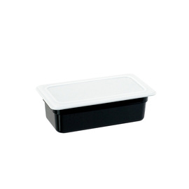 Gastronormbehälter, Serie STANDARD, Polycarbonat, schwarz, GN 1/3 (65 mm), GN 1/3 (100 mm) Produktbild 2 S