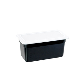 Gastronormbehälter, Serie STANDARD, Polycarbonat, schwarz, GN 1/3 (150 mm) Produktbild 2 S