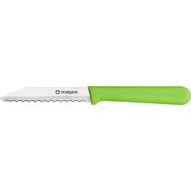 Stalgast Brötchenmesser, Griff grün, Stahlklinge 8,5 cm Produktbild