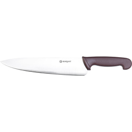 Stalgast Kochmesser, HACCP, Griff braun, Edelstahlklinge 25 cm Produktbild
