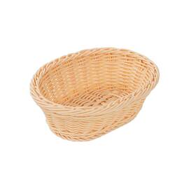Brot- und Obstkorb oval, stabiles Geflecht, Polypropylen, 235 x 150 x 70 mm (BxTxH) Produktbild