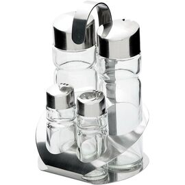 Menage 4-teilig, Salz/Pfeffer/Essig/Öl, Höhe 115 mm Produktbild