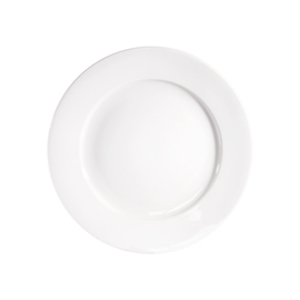 Flacher Teller, reinweißes Hotelporzellan, Serie Isabell, Ø 230 mm Produktbild 2 S