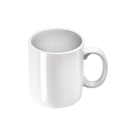 Becher mit Henkel, reinweißes Hotelporzellan, Serie Isabell, 300 ml Produktbild