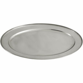 Servierplatte oval, Edelstahl, 30,2 x 20,2 cm (BxT) Produktbild