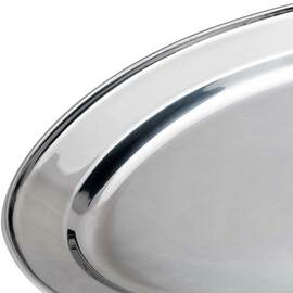 Servierplatte oval, Edelstahl, 30,2 x 20,2 cm (BxT) Produktbild 2 S