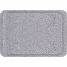 Polyestertablett 530x370 mm, Farbe Granit Produktbild