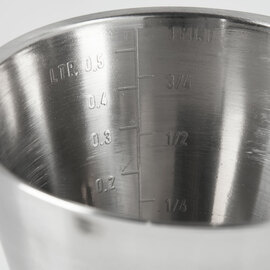 Messkanne aus Edelstahl, 0,5 Liter Produktbild 2 S