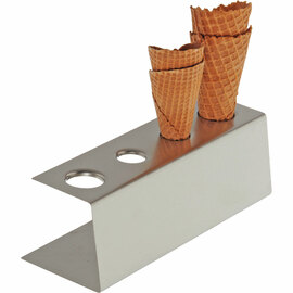 Eiswaffelhalter für vier Waffeln, 9,5 x 27 x 9 cm (BxTxH) Produktbild