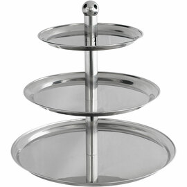 Etagere mit Kugelgriff, 3-stufig, Höhe 50 cm Produktbild