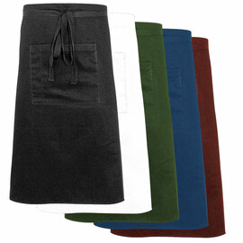 Nino Cucino Bistroschürze mit Tasche, bordeauxrot, L. 70 cm Produktbild