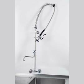 Geschirrbrause mit Mischbatterie, Zweiloch-Wandmontage, mit Wasserhahn, zwei Mischventile Produktbild 2 S