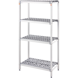 Lagerregal aus Aluminium, 900x560x1680 mm (BxTxH) Produktbild