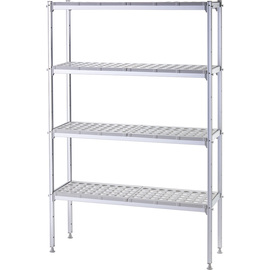 Lagerregal mit GN1/1 - Aufnahme 1120x360x180 mm (BxTxH) Produktbild