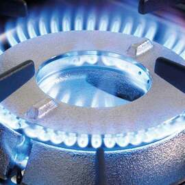 Gas-Hockerkocher, Doppelbrenner TOP - G20, 1160 x 580 x 380 mm (BxTxH) Produktbild 5 S