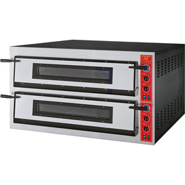 GGF Pizzaofen mit zwei Kammern für 18 Pizzen à 360 mm, 26,4 kW, 1370 x 1210 x 750 mm (BxTxH) Produktbild