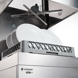 Haubenspülmaschine Aqua H3 inkl. Klarspülmittel- und Reinigerdosierpumpe, 400V, 6,8 kW Produktbild 3 S