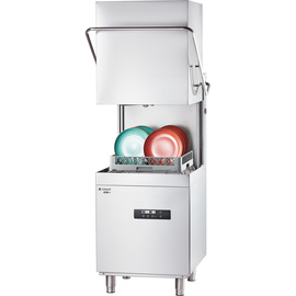 Haubenspülmaschine Aqua H5 inkl. Klarspülmittel-, Reinigerdosier-, Klarspül- und Ablaufpumpe, 400V, 10 kW Produktbild