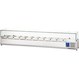 STARLINE Kühlaufsatzvitrine, 10x GN 1/4, 2000x335x440 mm (BxTxH) Produktbild