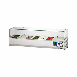 Starline Pizzakühlaufsatz mit Glasabdeckung, 6x GN 1/4 Produktbild 6 S