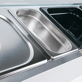 Starline Pizzakühlaufsatz mit Glasabdeckung, 8x GN1/4 Produktbild 3 S