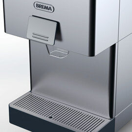 BREMA Eisdispenser, integrierter Behälter, 90kg/24h, Crushed ice Produktbild 2 S