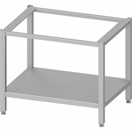 Kombidämpfer Untergestell mit Grundboden, offen, 862x637x699 mm (BxTxH) Produktbild