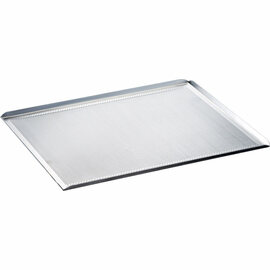 4-Rand-Backblech aus Aluminium, gelocht, 430x340 mm Produktbild
