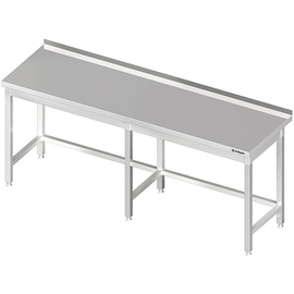 Arbeitstisch ohne Grundboden, 2000x600x850 und, mit Verstrebung, mit Aufkantung, verschweißt Produktbild