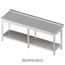 Arbeitstisch mit Grundboden, 2100x700x850 mm, ohne Aufkantung, verschweißt Produktbild