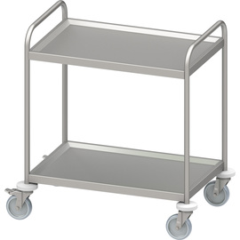 Servierwagen "PRO" mit zwei Böden 800x500x950 mm, verschweißt Produktbild