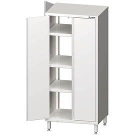 Durchreiche-Hochschrank mit Flügeltüren, 1100x700x1800 mm, verschweißt Produktbild