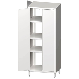 Durchreiche-Hochschrank mit Flügeltüren, 800x500x2000 mm, verschweißt Produktbild