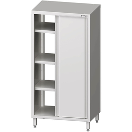 Durchreiche-Hochschrank mit Schiebetüren, 800x500x1800 mm, verschweißt Produktbild