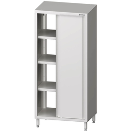 Durchreiche-Hochschrank mit Schiebetüren, 1200x600x2000 mm, verschweißt Produktbild