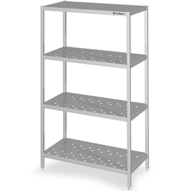 Regal mit gelochten Böden, 900x500x1800 mm, verschweißt Produktbild 3 S