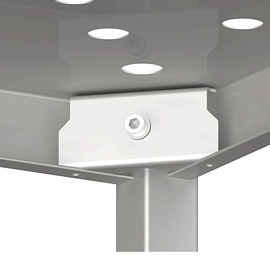 Regal mit gelochten Böden, 900x500x1800 mm, verschweißt Produktbild 2 S