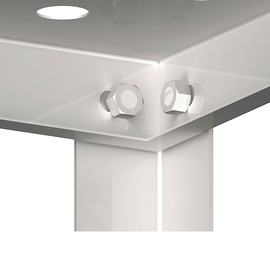 Regal mit gelochten, höhenverstellbaren Böden, 900x400x1800 mm, Selbstmontage Produktbild 2 S