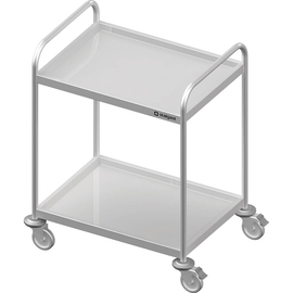 Servierwagen mit zwei Böden, 1200x500x950 mm, verschweißt Produktbild