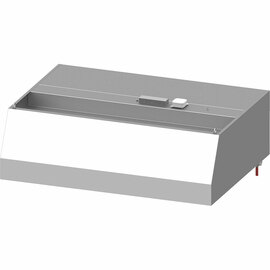 Wandhaube "Basic Line", Trapezform 1000 mm x 1000 mm mit Flammschutzfilter Typ B Produktbild