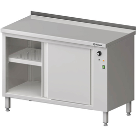 Wärmeschrank mit Schiebetüren 1000x700x850 mm mit Aufkantung Produktbild